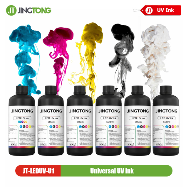 Universal LED UV Curable  Ink Compatible with UV & UV DTF Printers