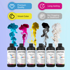 Universal LED UV Curable  Ink Compatible with UV & UV DTF Printers