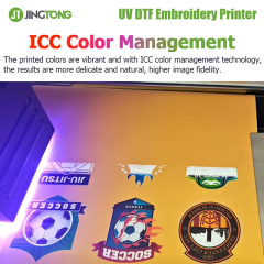 A3 Desktop UV DTF Printer for 3D Crystal Label & Embroidery Effect Printing