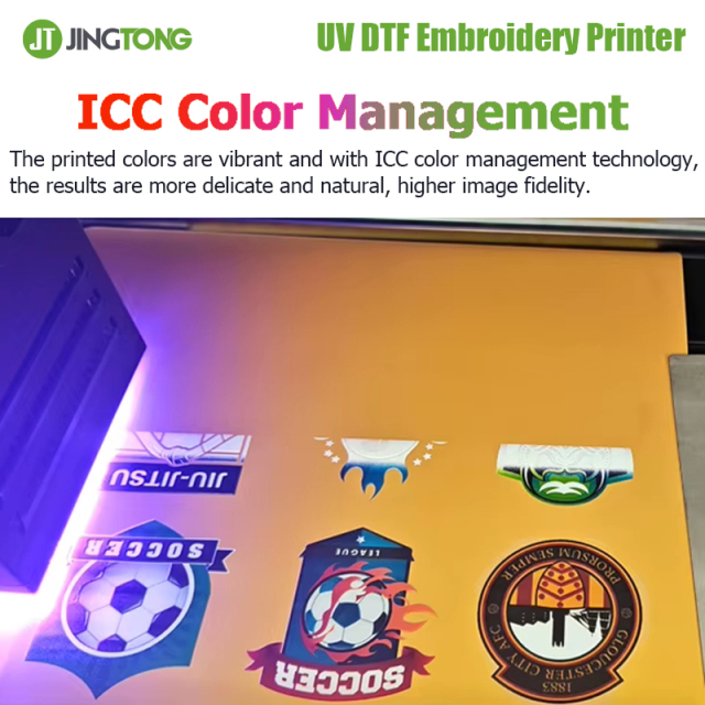 A3 Desktop UV DTF Printer for 3D Crystal Label & Embroidery Effect Printing