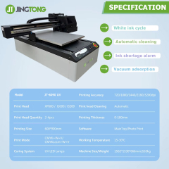 6090 UV Flatbed Printer with Epson XP600 / i1600 / i3200 – High Precision UV LED Printing Machine