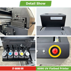 6090 UV Flatbed Printer with Epson XP600 / i1600 / i3200 – High Precision UV LED Printing Machine