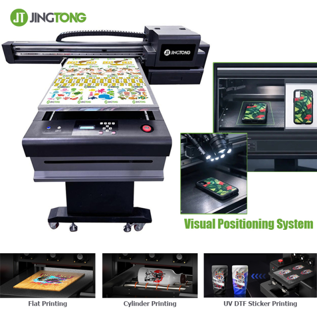 High-End AI Vision 6090 UV Flatbed Printer UV LED Printer for Acrylic, Glass, Wood