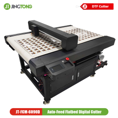6090D Industrial Flatbed Cutter for DTF Film | CCD Automatic Flatbed Cutting Machine for PET Film & Vinyl