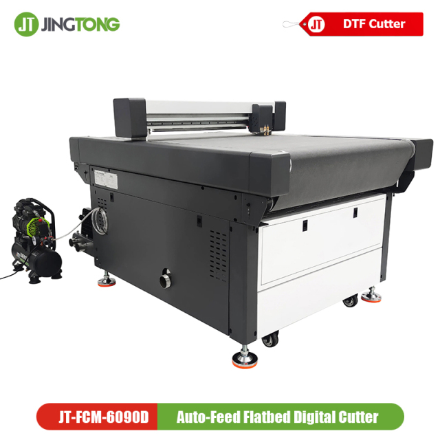 6090D Industrial Flatbed Cutter for DTF Film | CCD Automatic Flatbed Cutting Machine for PET Film & Vinyl