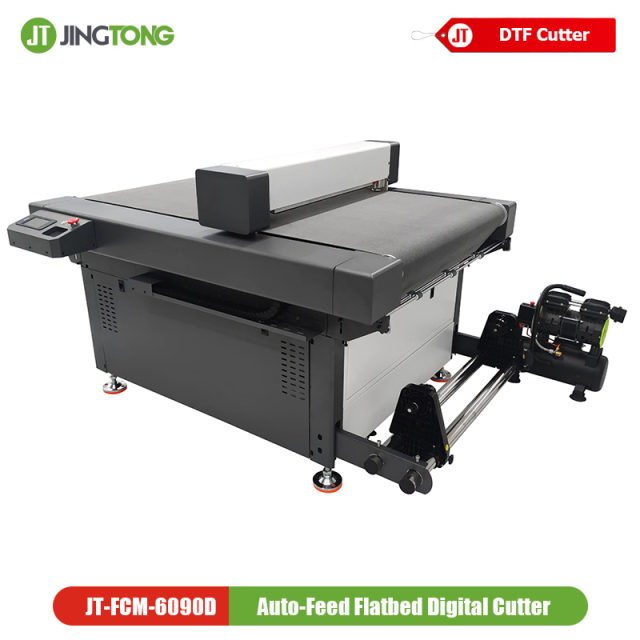 6090D Industrial Flatbed Cutter for DTF Film | CCD Automatic Flatbed Cutting Machine for PET Film & Vinyl