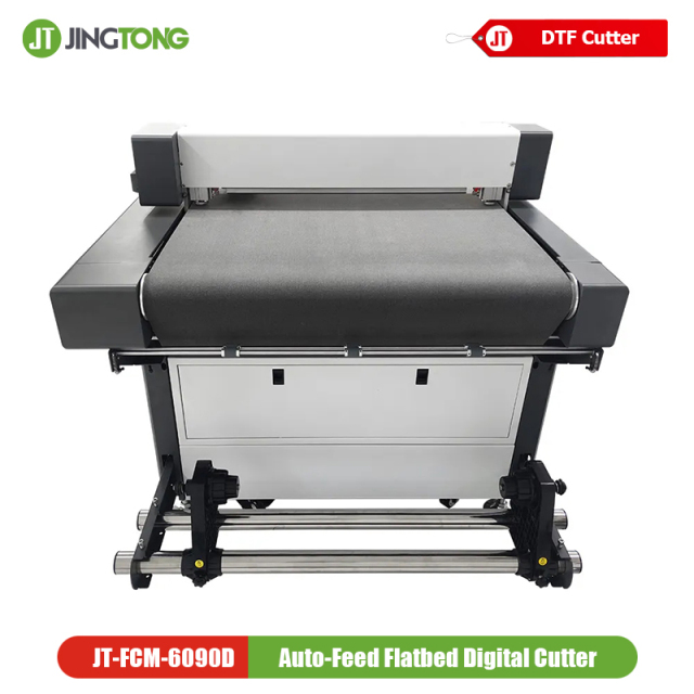 6090D Industrial Flatbed Cutter for DTF Film | CCD Automatic Flatbed Cutting Machine for PET Film & Vinyl