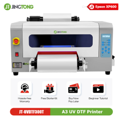 A3 UV DTF Printer UV Sticker Golden Foil Film Transfer Printing Machine for Glass, Wood, Leather