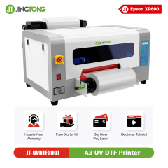 A3 UV DTF Printer UV Sticker Golden Foil Film Transfer Printing Machine for Glass, Wood, Leather