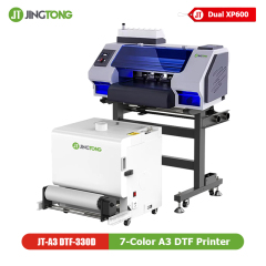 7-Color A3 Roll to Roll DTF Printer – Epson XP600  i1600-A1 High-Precision T-Shirt Printing Machine