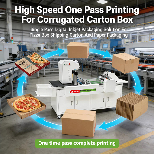 Compact 215mm HP Industria One Passl Inkjet Printer for Custom Packaging Printing