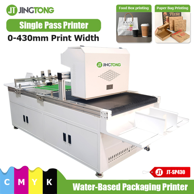 Automatic Single Pass Digital Printer with Dual HP Printheads for Industrial Packaging