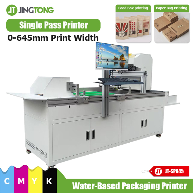 Industrial High-Speed One Pass Printer with 645mm Print Width for Packaging Production