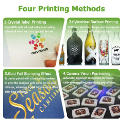 Multi-function 9060 UV Flatbed Printer with CCD Visual Positioning for Custom Printing