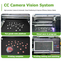 Multi-function 9060 UV Flatbed Printer with CCD Visual Positioning for Custom Printing