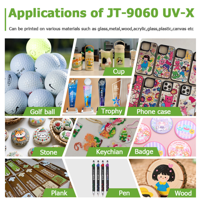 Multi-function 9060 UV Flatbed Printer with CCD Visual Positioning for Custom Printing