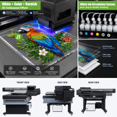 High-End AI Vision 6090 UV Flatbed Printer UV LED Printer for Acrylic, Glass, Wood