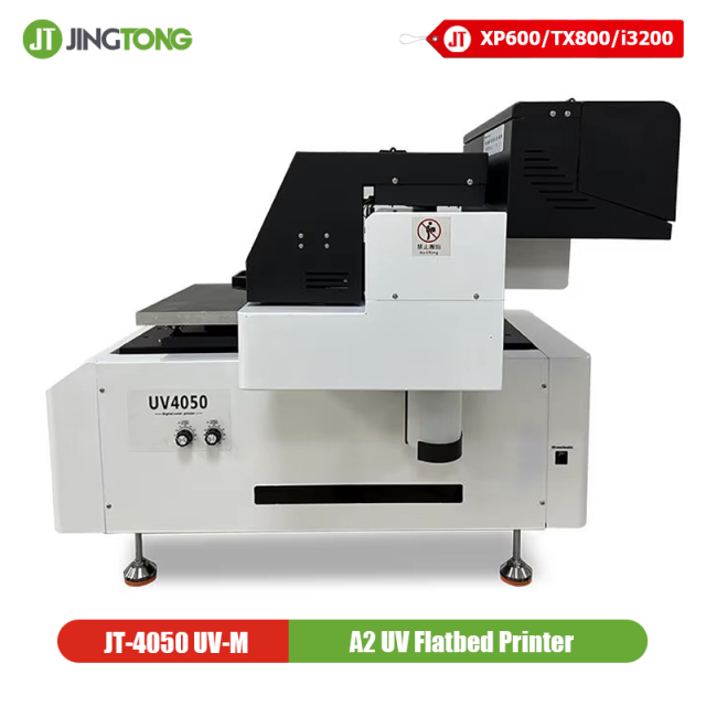 4050 A2 UV Flatbed Printer with Dual Epson XP600 for Wood, Metal, Tumbler Printing