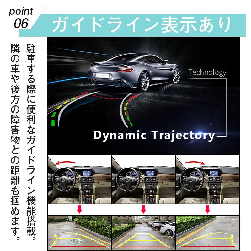 バックカメラ 防水広角170° 12V対応 バックカメラ後付け AHD/CVBS出力両対応 車載バックカメラ 高画質 720P/1080P画素 高画質