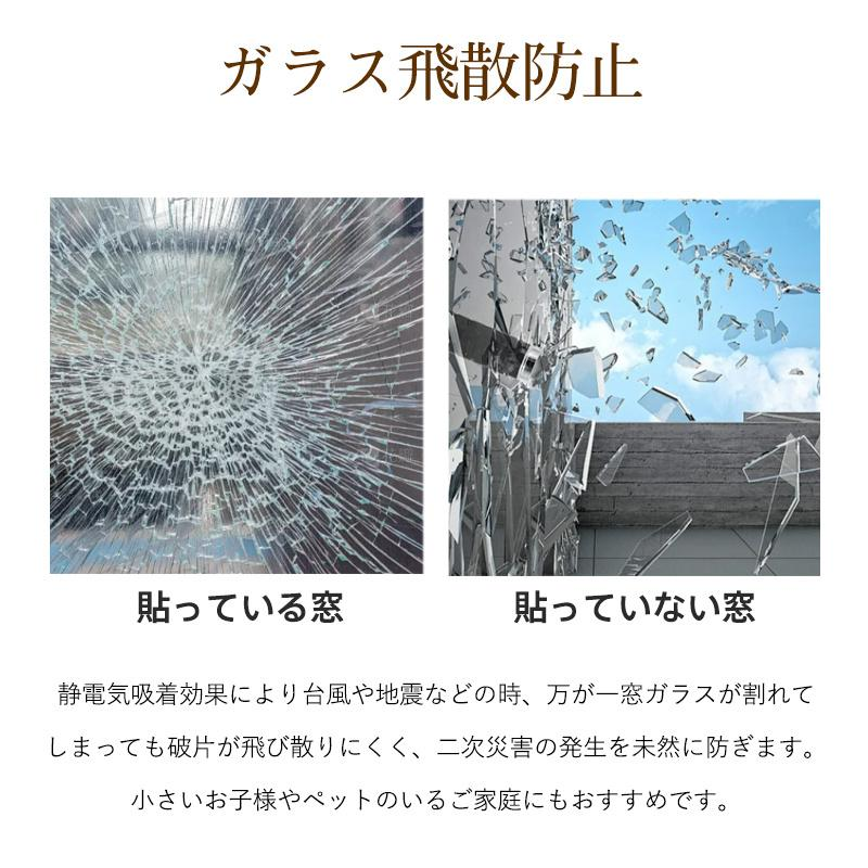 ガラスフィルム 結露防止シート 2枚組 90×200cm 目隠しシート 窓ガラス フィルム プライバシー保護 張り直し 花柄 剥がせる 糊残りなし 飛散防止 貼付簡単