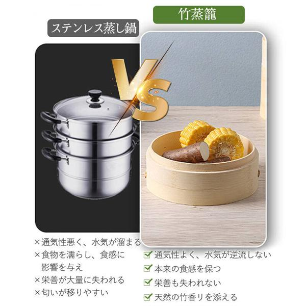 せいろ 蒸し器 蒸篭 天然竹 中華せいろ セイロ せいろフタ×1 せいろ身×2 身＆蓋 セット 21cm 竹製 蒸籠 蒸し 点心 蒸し野菜 小籠包 ヘルシー 家庭用