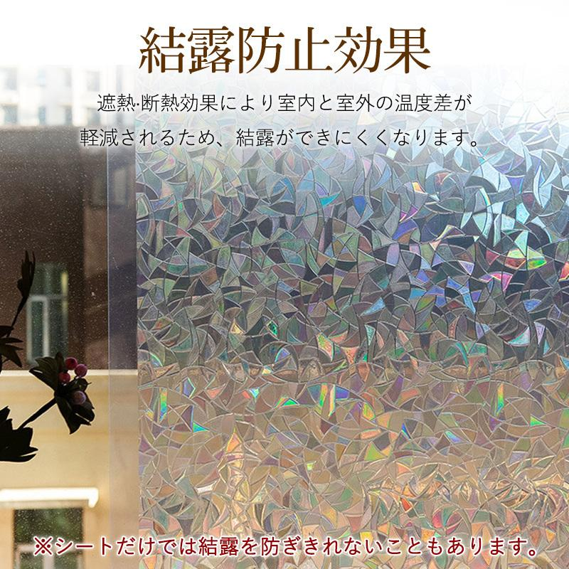 ガラスフィルム 結露防止シート 2枚組 90×200cm 目隠しシート 窓ガラス フィルム プライバシー保護 張り直し 花柄 剥がせる 糊残りなし 飛散防止 貼付簡単
