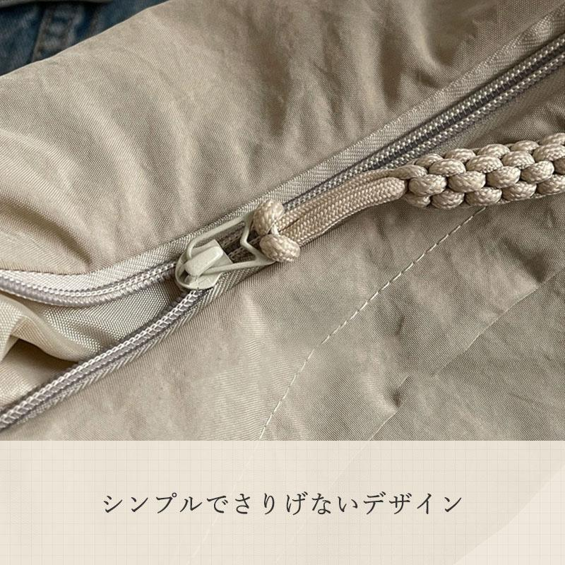 ショルダーバッグ レディース 軽い ナイロン 斜めがけバッグ 大きめ 大容量 軽量 b5 三日月型 カバン バッグ 旅行 おしゃれ