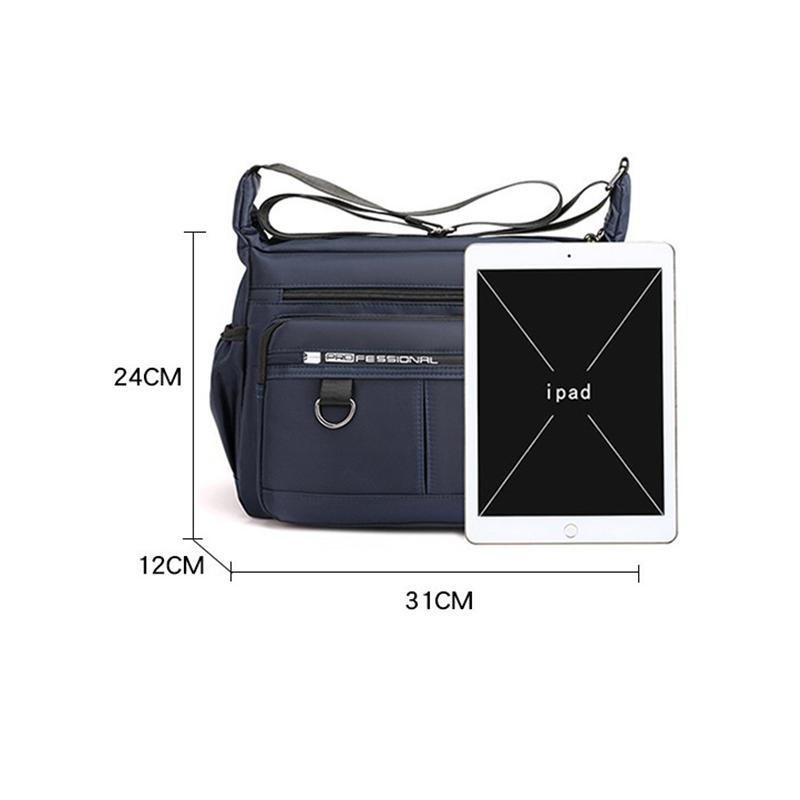 ショルダーバッグ メンズ 多収納バッグ レディース 軽量 男女兼用 即納 メッセンジャーバッグ 大容量 防水撥水 多ポケット 斜め掛け カジュアル 送料無料