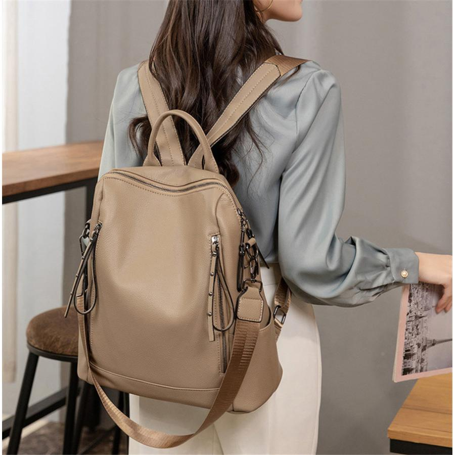 リュック ショルダーバッグ バッグ 2way レディース 超軽量 撥水加工 合皮 大容量 軽量 トートバッグ 肩掛け 通勤 通学 旅行 多機能