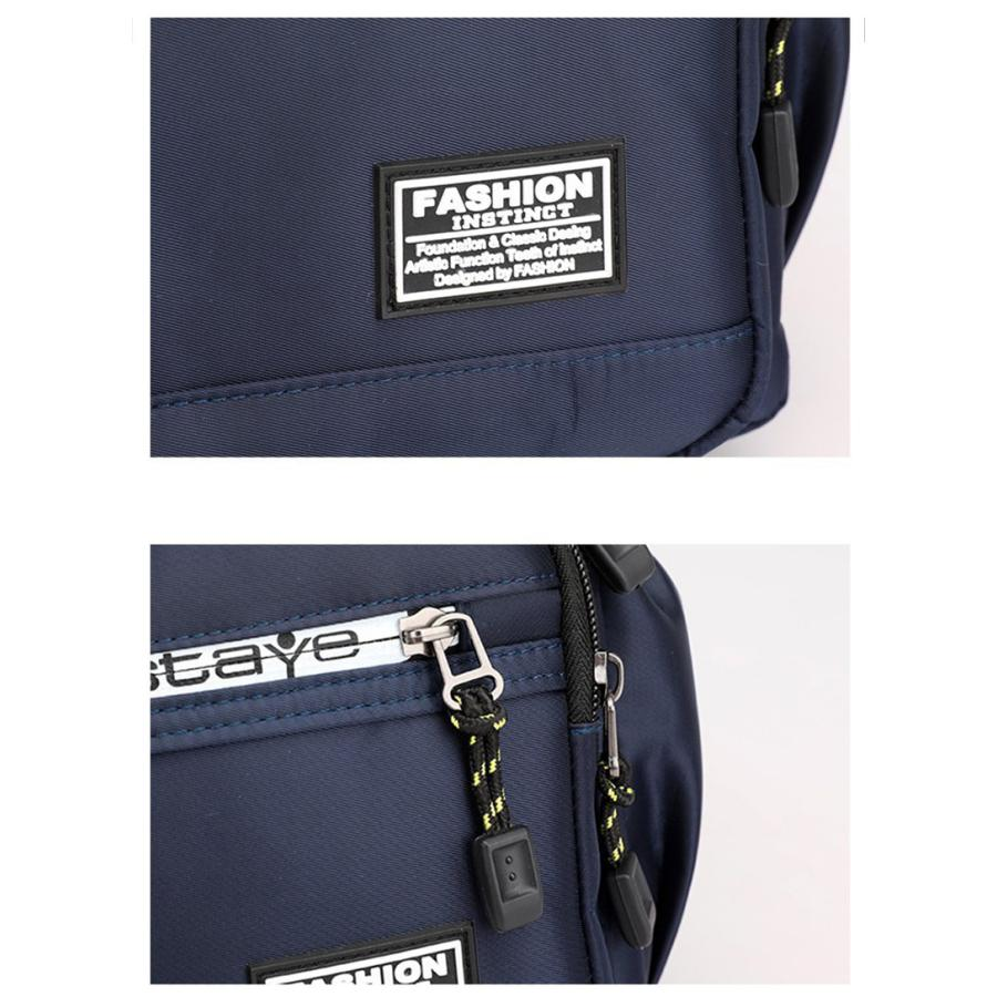 ショルダーバッグ メンズ 多収納バッグ レディース 軽量 男女兼用 即納 メッセンジャーバッグ 大容量 防水撥水 多ポケット 斜め掛け カジュアル 送料無料