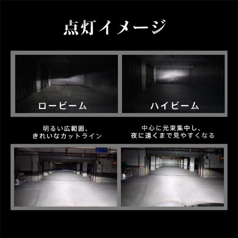 H4 LEDバルブ LED ヘッドライト 2個入 Hi/Lo切替 フォグランプ 超高輝度 車 バイク 6500K 16000lm 車検対応 防水仕様