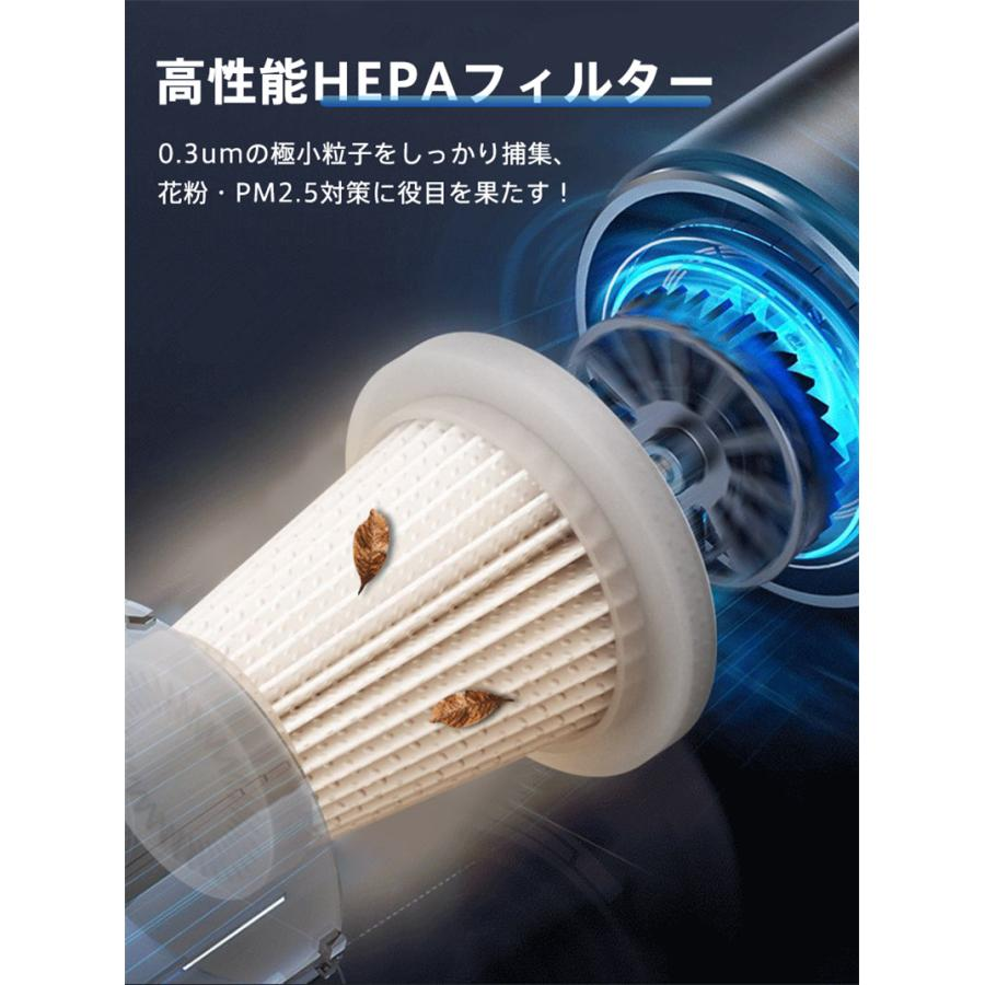 ハンディークリーナー 掃除機 コードレス サイクロン 32000pa 4WAY 強力吸引 超軽量 吹き付け 家庭用 車載 USB充電式 ダニ 静音