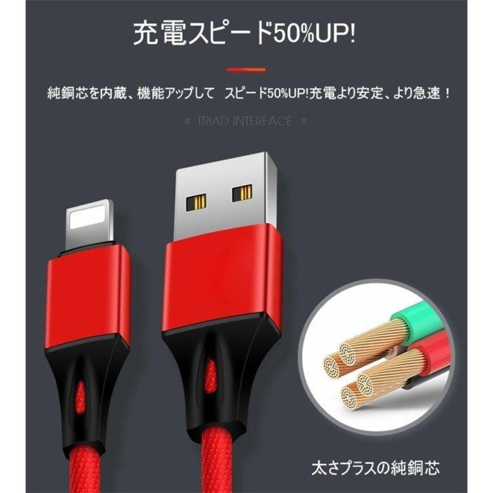 ケーブル USB Type-C 3in1 iPhoneケーブル iPhone17 Android用 micro USB Type-C 急速充電ケーブル USBケーブル 高耐久ナイロン モバイルバッテリー 充電器