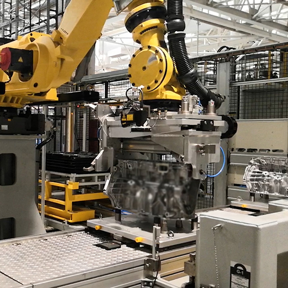 Gasoline Engine Assembly Line
