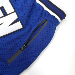 Custom Mesh Sublimated Basketball Shorts With Embroidery Logo