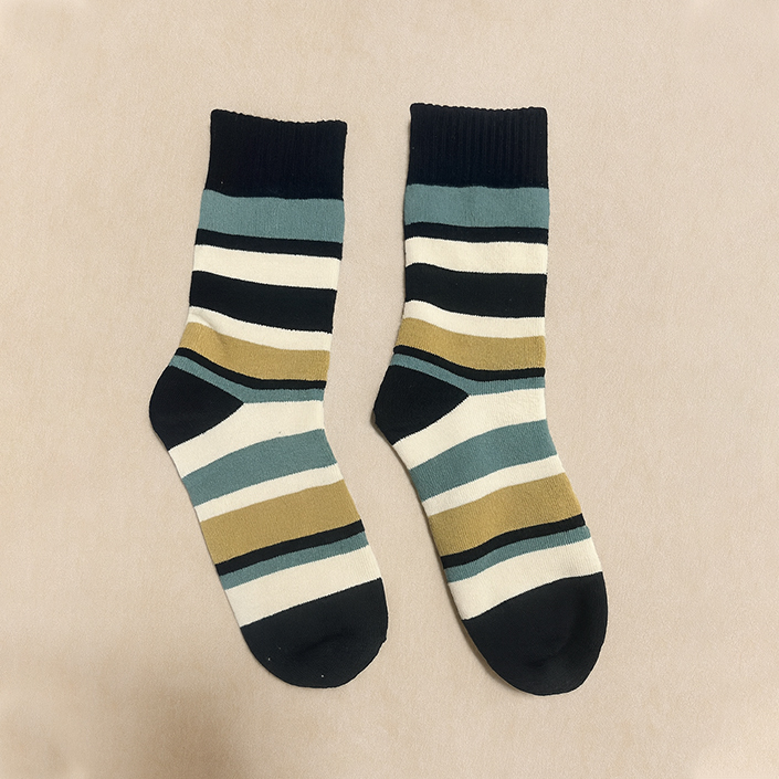 Custom Striped Socks Cotton Socks For Women