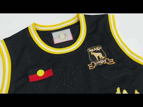 Custom Black Streetwear Basketball Jersey With Flat Embroidery & Patch