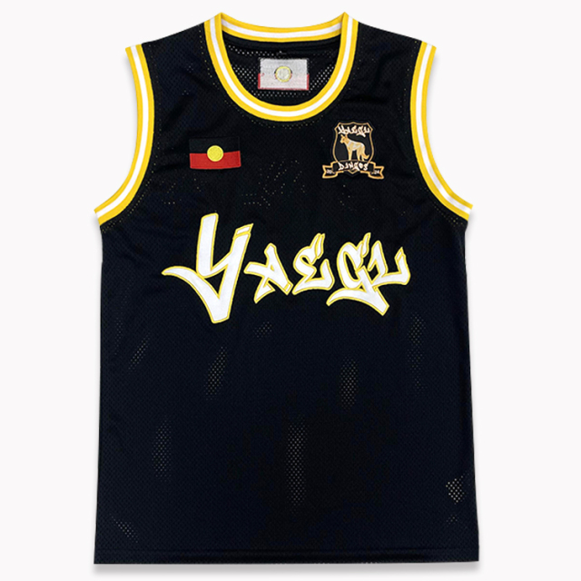 Custom Black Streetwear Basketball Jersey With Flat Embroidery & Patch