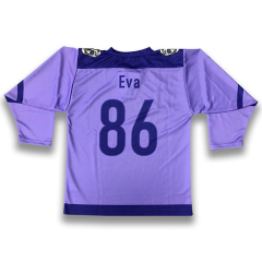 Custom Purple Hockey Jersey – Full Sublimation Retro Ice Hockey Uniforms
