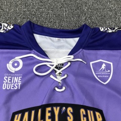 Custom Purple Hockey Jersey – Full Sublimation Retro Ice Hockey Uniforms
