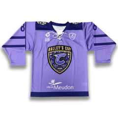 Custom Purple Hockey Jersey – Full Sublimation Retro Ice Hockey Uniforms