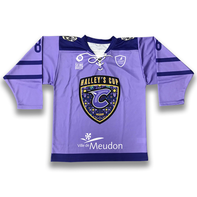 Custom Purple Hockey Jersey – Full Sublimation Retro Ice Hockey Uniforms
