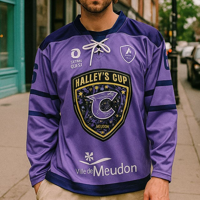 Custom Purple Hockey Jersey – Full Sublimation Retro Ice Hockey Uniforms