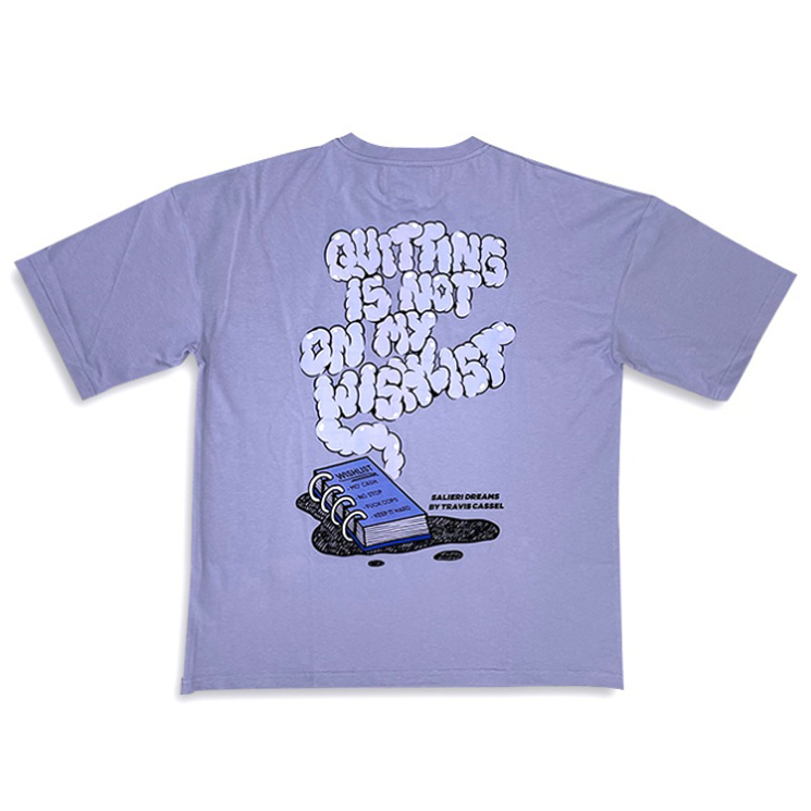 Custom Purple T-Shirt | Trendy & Comfortable Streetwear with Embroidered Logo