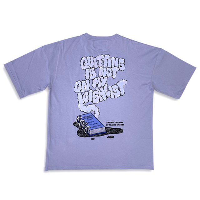 Custom Purple T-Shirt | Trendy & Comfortable Streetwear with Embroidered Logo