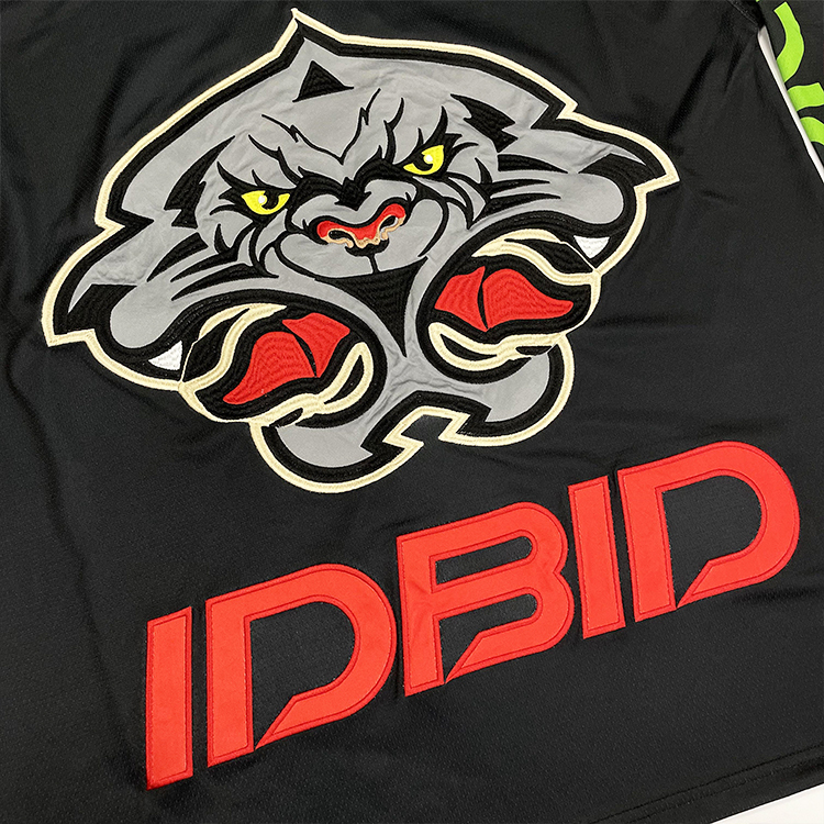Custom Black Ice Hockey Jersey | Sublimated Hockey Uniform