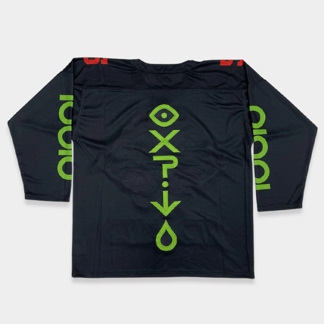 Custom Black Ice Hockey Jersey | Sublimated Hockey Uniform