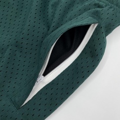 Custom Streetwear Basketball Shorts | Patchwork & Patch Embroidery Mesh Shorts for Men and Women