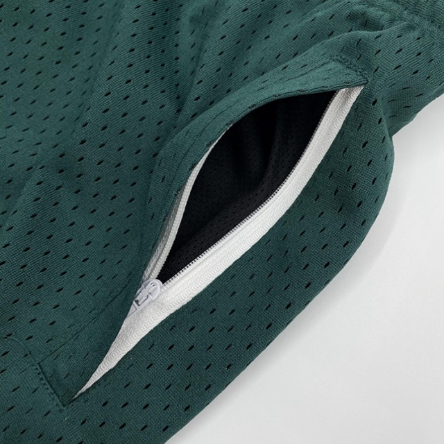 Custom Streetwear Basketball Shorts | Patchwork & Patch Embroidery Mesh Shorts for Men and Women