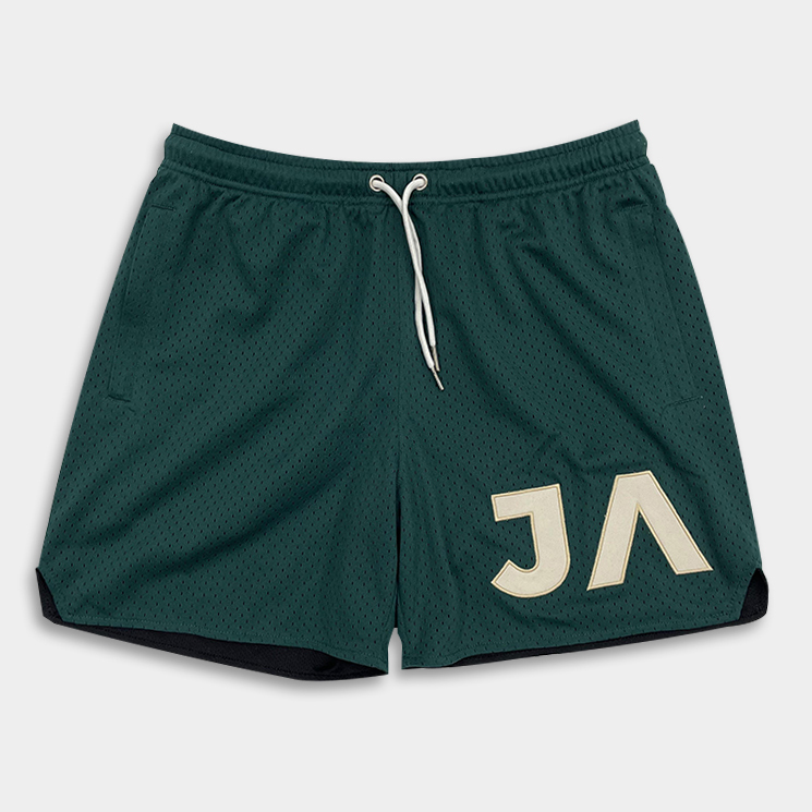 Custom Streetwear Basketball Shorts | Patchwork & Patch Embroidery Mesh Shorts for Men and Women